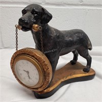 Dog Carrying Clock     - H