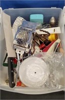 Organizer Full of Kitchen Utensils