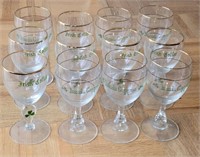 Vintage Irish Cream Coffee Glasses Set of 12