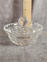 WATERFORD CRYSTAL JELLY JAR WITH LID