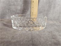 WATERFORD CRYSTAL OVAL ASHTRAY 5.5"