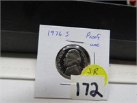 1976 -s Jefferson Nickel   unc