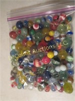 vintage assorted marbles assorted sizes