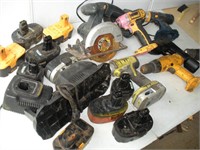 Mismatched Cordless Tools & Batteries 1 Lot