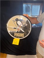 Pittsburgh Penguins clock WORKS