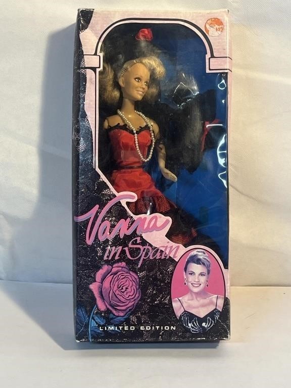 1990 12'' VANNA WHITE IN SPAIN NEW IN BOX