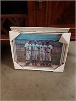 Baseball picture with signatures