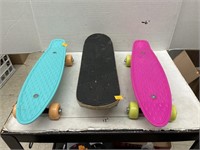 3 Small Skateboards