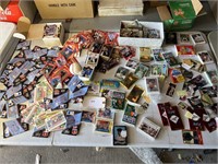 LARGE LOT OF UNSEARCHED SPORTS TRADING CARDS