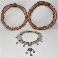 Group of African beaded necklaces PB