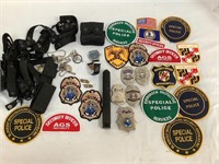 Police security badges patches baton & more!