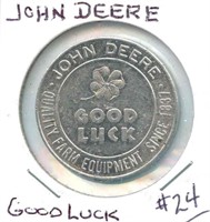 Token John Deere "Good Luck"