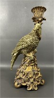 Vtg. Dick Hsiao Parrot Composite Candle Holder