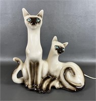 Mid-Century Lane & Co Siamese Cat TV Lamp