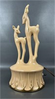 Unique Mid-Century Howard Kron Pink Deer Lamp