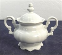 Stoneware Sugar Bowl w/Lid "Sylvia"