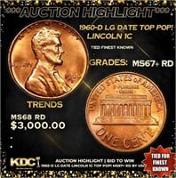 ***Auction Highlight*** 1960-d Lg Date Lincoln Cen