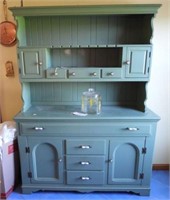 Empire Furniture Co. painted 2pc stepback