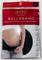 Maternity BellaBand Pregnancy Belly Band, M/L, Bla
