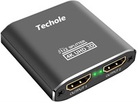 Techole HDMI Splitter 1 Input 2 Outputs Aluminum 4