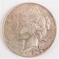 Coin 1927-D Peace Silver Dollar AU