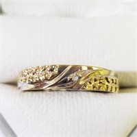 $1200 10K  Diamond Men'S  Ring