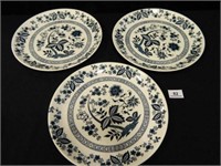 Nordic Blue Plates; 11 1/2" Diam.;