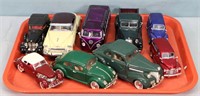 (9) Metal Model Cars