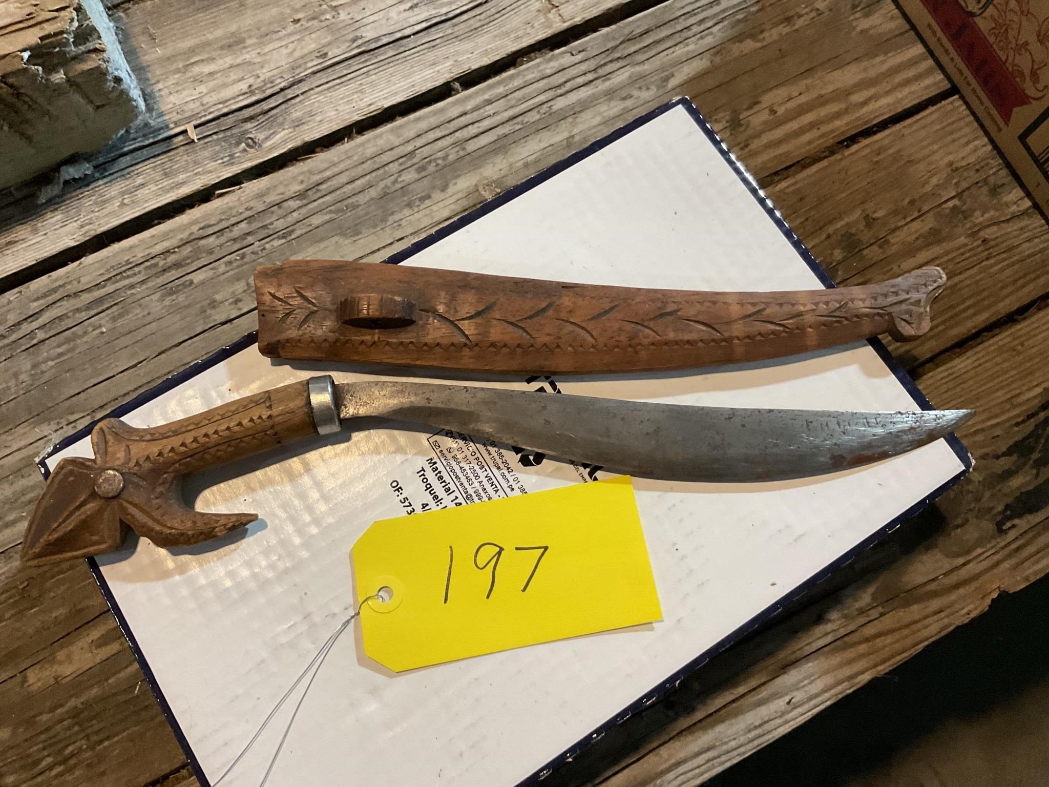 W W II bring back Filipino bolo fighting knife