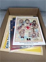 BOXING PROGRAMS/AD POSTERS