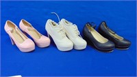 High Heel Shoe Lot (3) Size  7.5 To 8