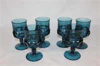 Indiana Glass Kings Crown/Thumprint Glasses