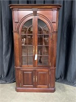 INCREDIBLE ARCHED TOP  CORNER CABINET