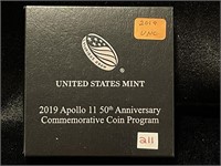 2019 APOLLO 11 50TH ANNIVERSARY COMMEMORATIVE COIN