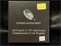 2019 APOLLO 11 50TH ANNIVERSARY COMMEMORATIVE COIN