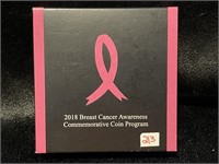 2018 BREAST CANCER AWARENESS COMMEMORATIVE COIN