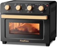 Air Fryer Toaster Oven, Feekaa Black and Gold Toa