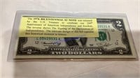 Bicentennial $2.00 note