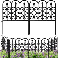 E9071  Amagabeli Decorative Garden Fence 32in x 1