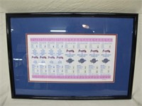 1992 BRAVES WORLD SERIES PRINT LIMITED EDITION