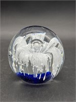 Murano Art Glass - Cobalt Blue & Thick Tracing