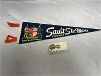 VINTAGE FORT WOSGUHAEGUN PENNANT/ VINTAGE