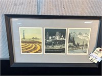 George Weber Silkscreen Prints in Single Frame