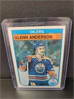 1982 O Pee Chee " Glenn Anderson " Hockey Card
