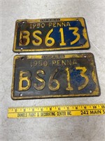 Pair of plates 1950
