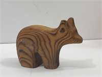 Carved Bear Wood Cedar