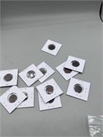 (10) Indian Head Pennies Various Dates