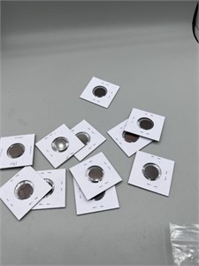(10) Indian Head Pennies Various Dates
