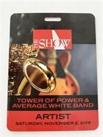 Tower of Power & Average White Band Artist Backsta