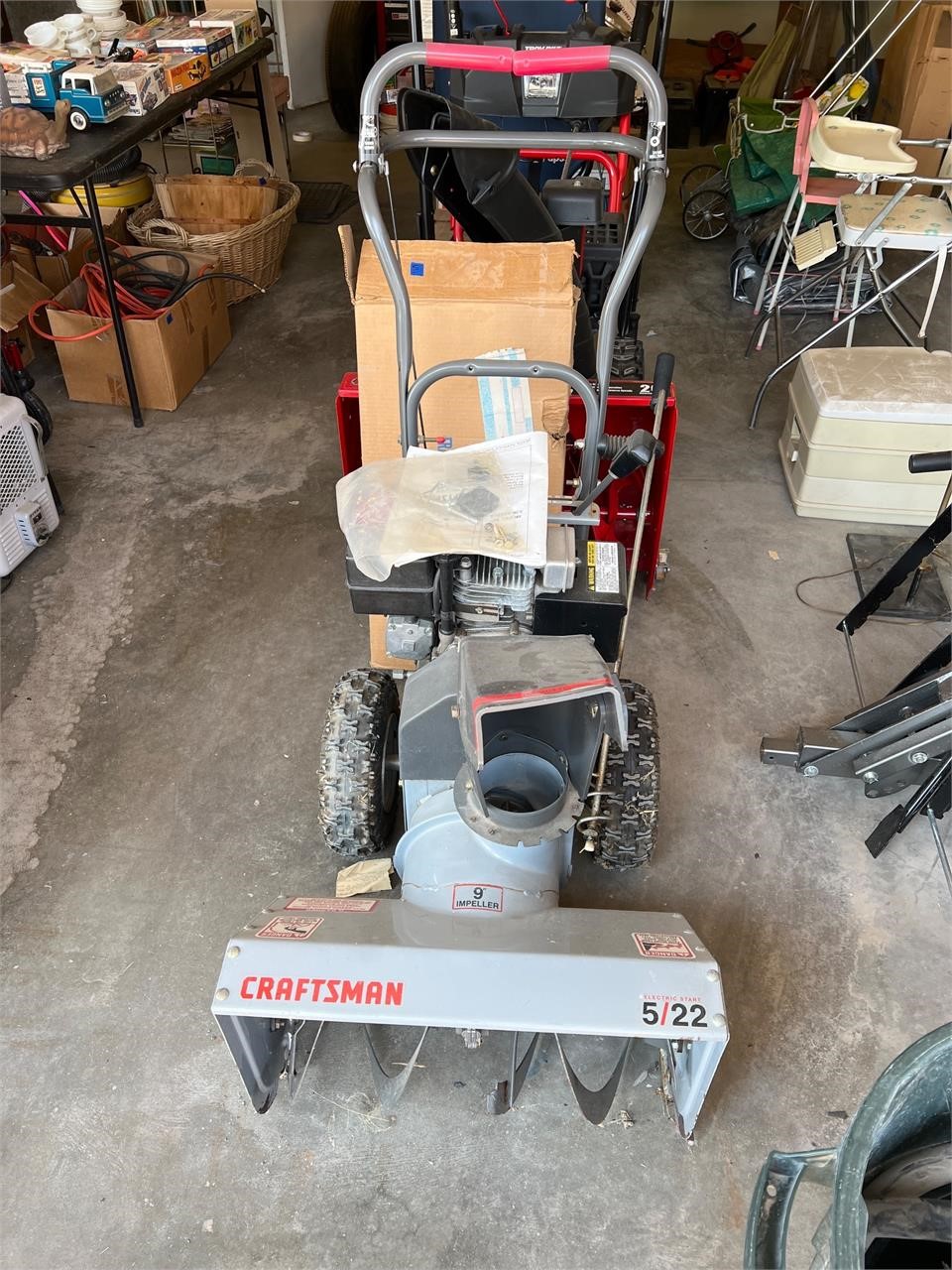 craftsman 5 hp 22 inch snowblower